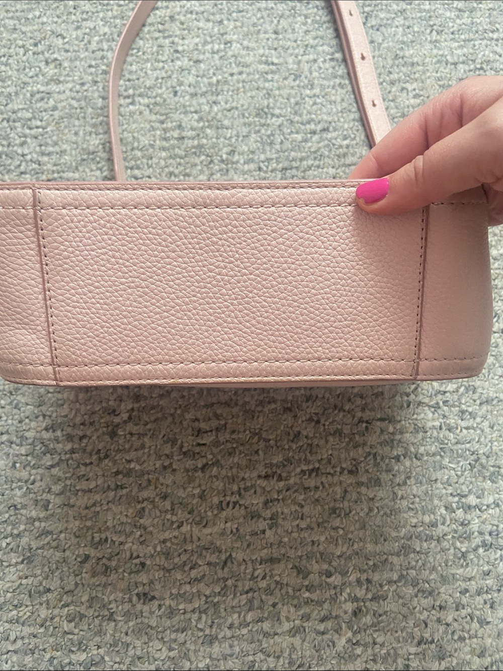 Marc Jacobs Blush Pink Leather Drawstring Crossbody Bag - Picture 4 of 12